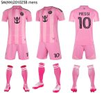 Inter Miami pink home kit with Messi #10.