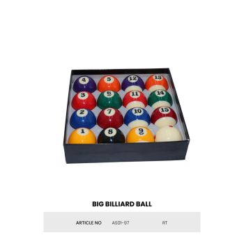Big Billiard Ball Set (Article No: AS01-97).